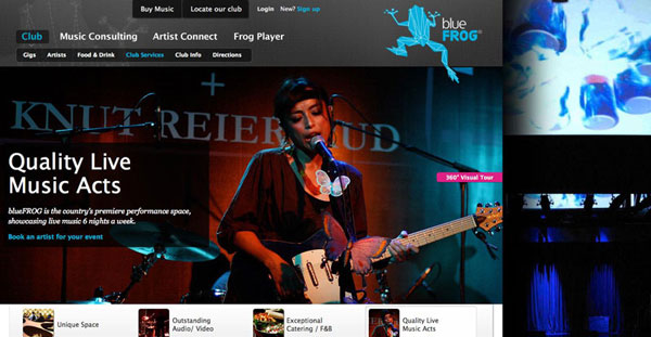 blueFROG-website